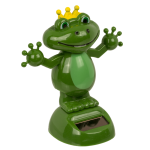 OOTB Beweglicher Frosch mit Solarzelle ca. 11 cm