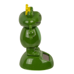 OOTB Beweglicher Frosch mit Solarzelle ca. 11 cm