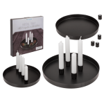 OOTB Rundes Metall-Tablett D:25 cm mit 4 magnetischen