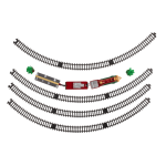 OOTB Weihnachtseisenbahn inkl. Schienenkreis