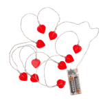 OOTB Lichterkette Herz mit 10-LED 6/18 Std Timer