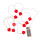 OOTB Lichterkette Herz mit 10-LED 6/18 Std Timer
