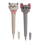 OOTB Squeeze-Kugelschreiber Hund & Katze