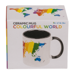 OOTB Becher Colorful World Steingut