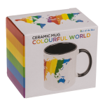OOTB Becher Colorful World Steingut