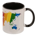 OOTB Becher Colorful World Steingut