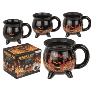 OOTB Becher Feuerteufel Steingut Thermoeffekt