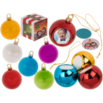 Portrait-Baumkugel, Fotoklebe-Pad & Christmas 6 cm,...