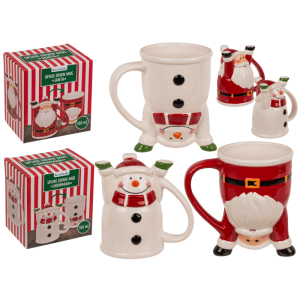 OOTB Becher Weihnachtsmann & Schneemann
