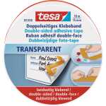 Doppelseitiges Klebeband, 10 m x 15 mm, mit Trennpapier,
