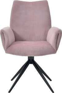 Besucherstuhl Easy Meet, Armlehnen 900 x 600 x 500 mm, pastellpink