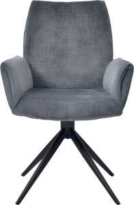 Besucherstuhl Easy Meet Armlehnen (H x B x T) 900 x 600 x 630 mm slate