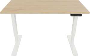 Tisch E-StarterTech, Motor, 1200 x 600 mm, eiche/verkehrsweiß