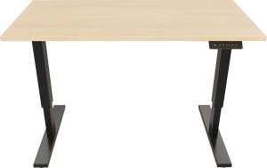 Tisch E-StarterTech, Motor, 1400 x 600 mm, ahorn/schwarz