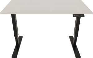 Tisch E-StarterTech, Motor, 1600 x 600 mm, lichtgrau/schwarz