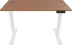 Tisch E-StarterTech, Motor, 1600 x 600 mm, nussbaum/verkehrsweiß