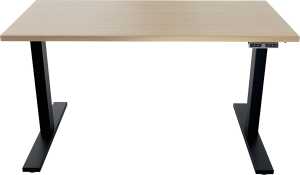 Tisch E-WonderTech, 2 Motoren, 1200 x 600 mm, eiche/schwarz