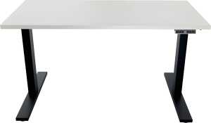 Tisch E-WonderTech, 2 Motoren, 1600 x 600 mm, weiß/schwarz