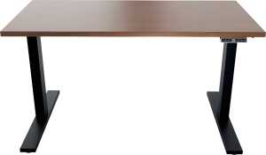 Tisch E-WonderTech, 2 Motoren, 1600 x 800 mm, nussbaum/schwarz