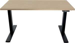 Tisch E-WonderTech, 2 Motoren, 1600 x 800 mm, ahorn/schwarz