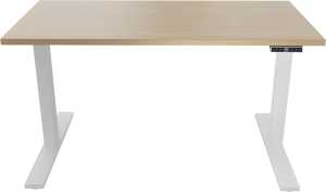 Tisch E-WonderTech, 2 Motoren, 1600 x 800 mm, eiche/verkehrsweiß