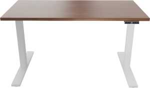 Tisch E-WonderTech, 2 Motoren, 1800 x 800 mm, nussbaum/verkehrsweiß