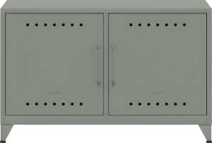 Sideboard Fern Cabby, 1 Fachboden, 725 x 1140 x 400 mm, lichtgrau