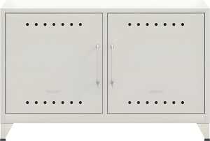 Sideboard Fern Cabby, 1 Fachboden, 725 x 1140 x 400 mm, verkehrsweiß