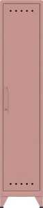 Garderobenschrank Fern, 1800 x 380 x 510 mm, pastellpink