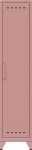 Garderobenschrank Fern, 1800 x 380 x 510 mm, pastellpink