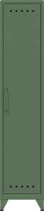 Garderobenschrank Fern, 1800 x 380 x 510 mm, olivgrün