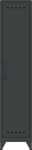 Garderobenschrank Fern, 1800 x 380 x 510 mm, anthrazitgrau