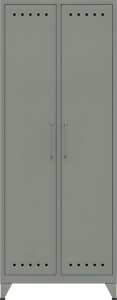 Kleiderschrank Maxi, Kleiderstange, 1800 x 700 x 510 mm, lichtgrau