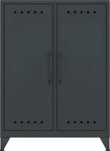 Sideboard Fern Middle, 2 Fachböden, 1100 x 800 x 400 mm anthrazitgrau