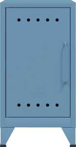 Ablageschrank Fern Mini, li öffnend, 725 x 380 x 400 mm, blau