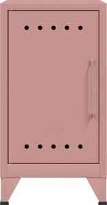 Ablageschrank Fern Mini, li öffnend, 725 x 380 x 400 mm, pastellpink