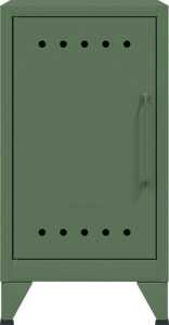 Ablageschrank Fern Mini, li öffnend, 725 x 380 x 400 mm, olivgrün