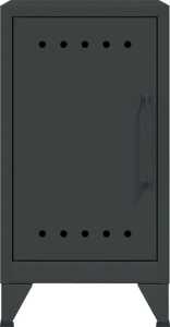 Ablageschrank Fern Mini, li öffnend, 725 x 380 x 400 mm, anthrazitgrau