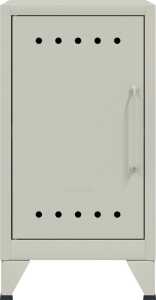 Ablageschrank Fern Mini, li öffnend, 725 x 380 x 400 mm, verkehrsweiß