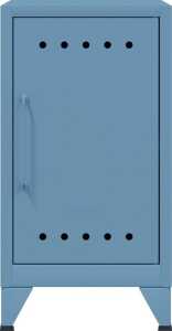 Ablageschrank Fern Mini, re öffnend, 725 x 380 x 400 mm, blau