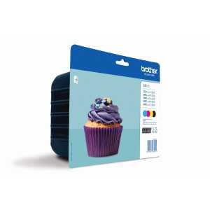 Value Pack Tintenpatrone LC-123, für Brother Drucker,