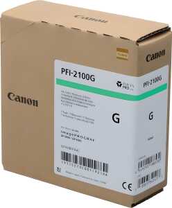Tintenpatrone PFI-2100, für Canon Drucker, 160 ml, grün