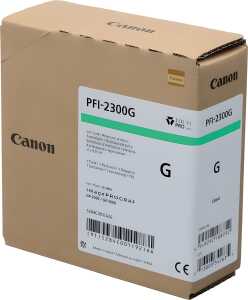 Tintenpatrone PFI-2300, für Canon Drucker, 330 ml, grün