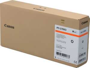Tintenpatrone PFI-2700, für Canon Drucker, 700 ml, orange