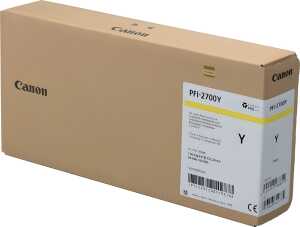 Tintenpatrone PFI-2700, für Canon Drucker, 700 ml, gelb