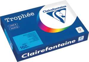 Kopierpapier Trophee, DIN A3, 160g/qm, 250 Blatt, karibikblau