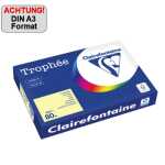 Kopierpapier Trophee, DIN A3, 80g/qm, 500 Blatt, gelb