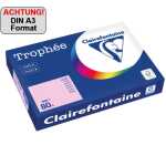 Kopierpapier Trophee, DIN A3, 80g/qm, 500 Blatt, rose