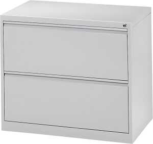 Hängeregistraturschrank, 2bahnig, 3 Schubl 720 x 840 x 620 mm, grau