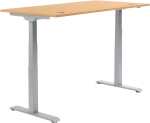 Schreibtisch FLEX MODUL, 605 x 2000 x 800 mm, buche